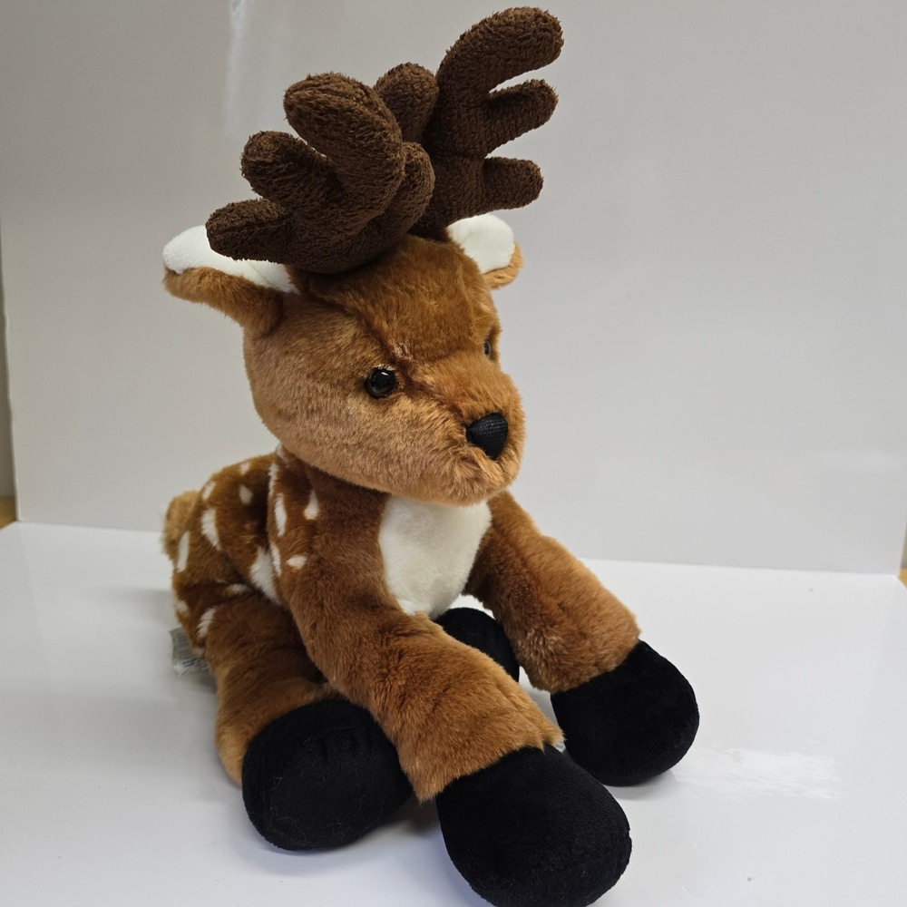 Build-A-Bear Workshop  Spotted Deer Plush Toy Brown Reindeer Holiday Forest